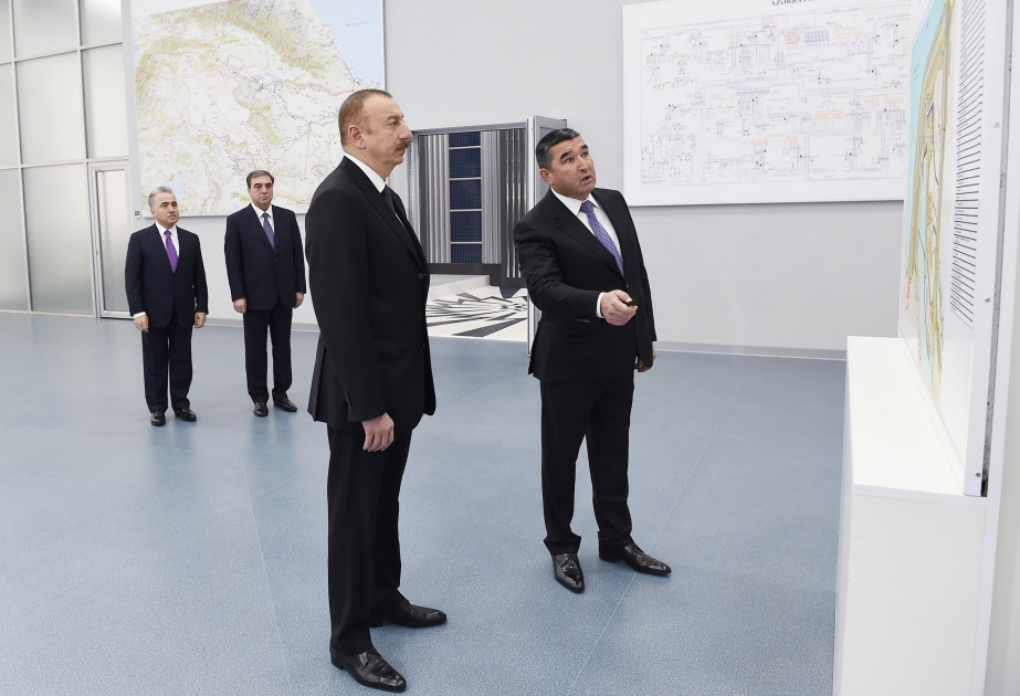 President Ilham Aliyev launched newly-renovated Mingachevir Hydroelectric Power Station VIDEO
