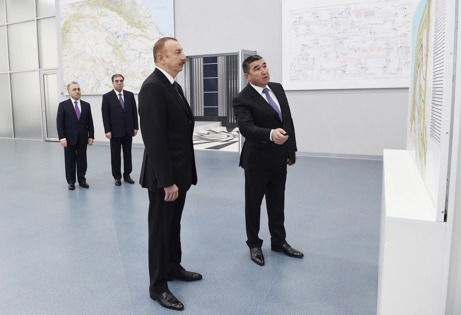 Мингячевирская гидроэлектростанция сдана в эксплуатацию после реконструкции ВИДЕО