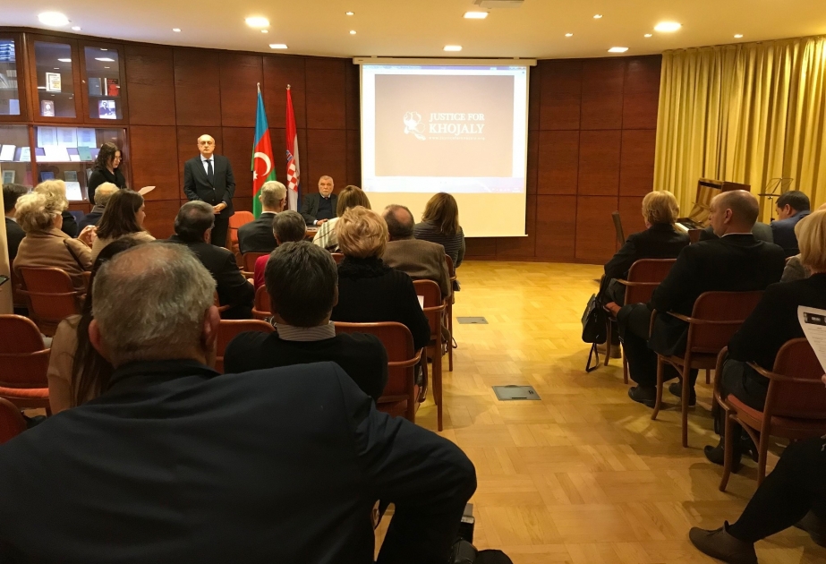 Xorvatiyada Xocalı soyqırımı qurbanlarının xatirəsi anılıb