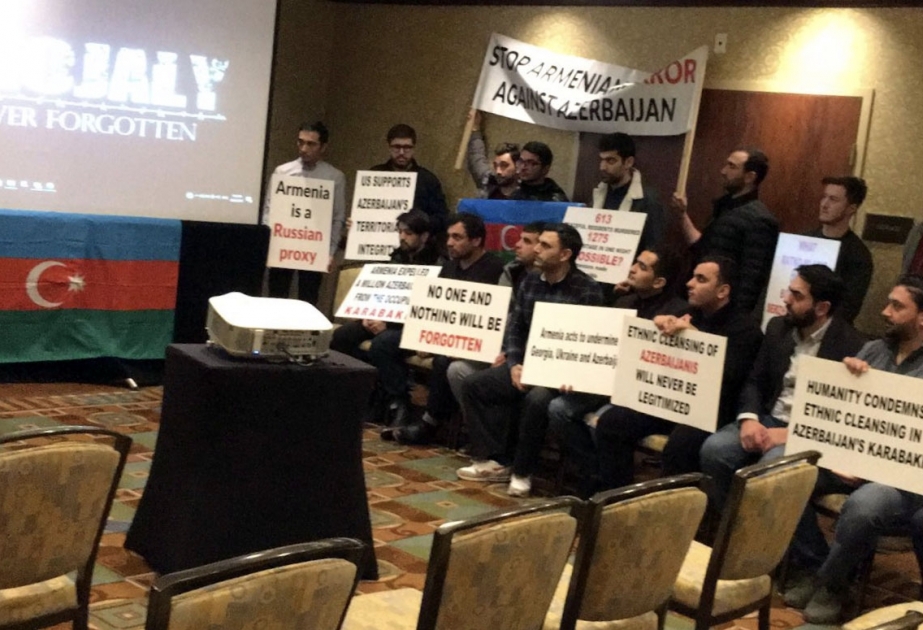 Boston şəhərində Xocalı qurbanlarının xatirəsi anılıb