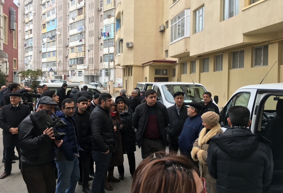 Sumqayıtda yeni inşa edilmiş yaşayış komplekslərinin 150-yə yaxın sakininə çıxarışlar təqdim olunub