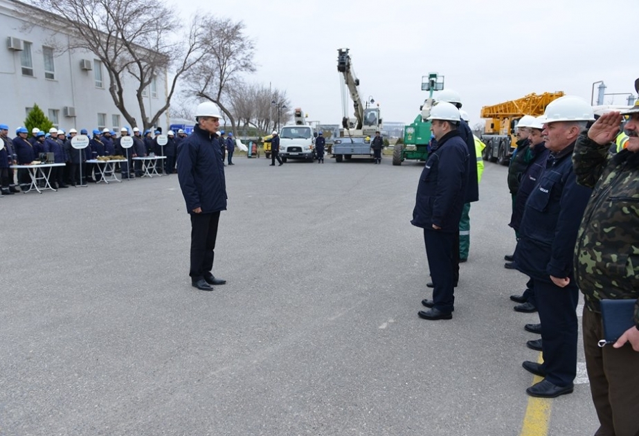 “Azərikimya”nın müəssisələrində fövqəladə halların effektiv idarə olunması yoxlanılıb