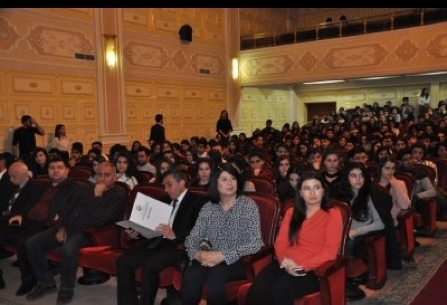 Bakı Dövlət Universitetində “Həyatla oyun” tamaşası nümayiş olunub