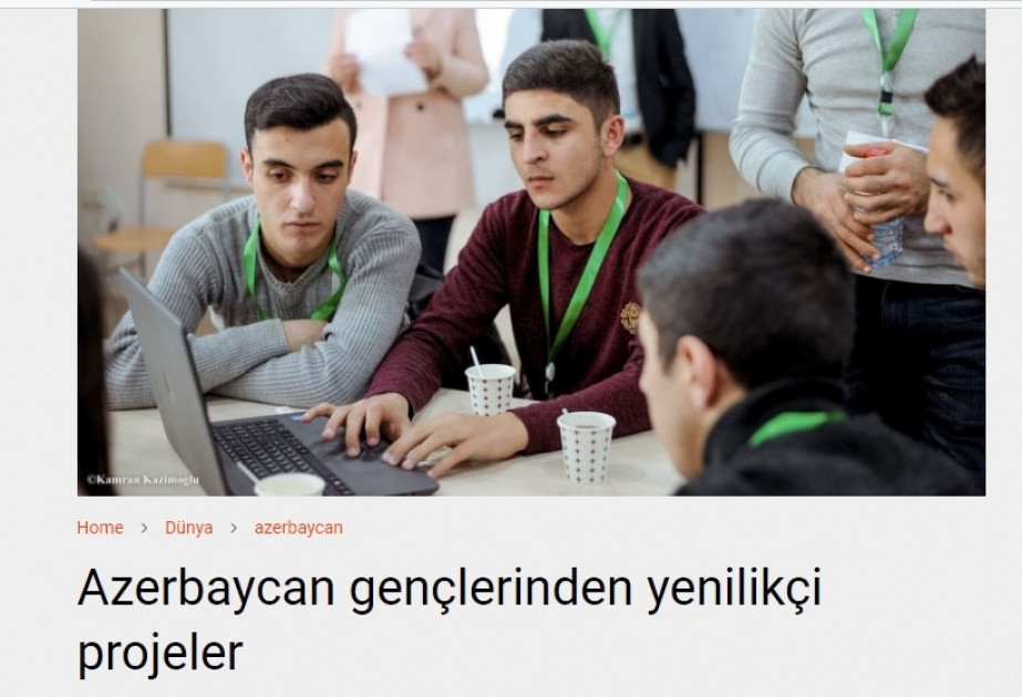 Türkiyə mediası Qərbi Kaspi Universitetinin “startup günləri”ndən yazıb