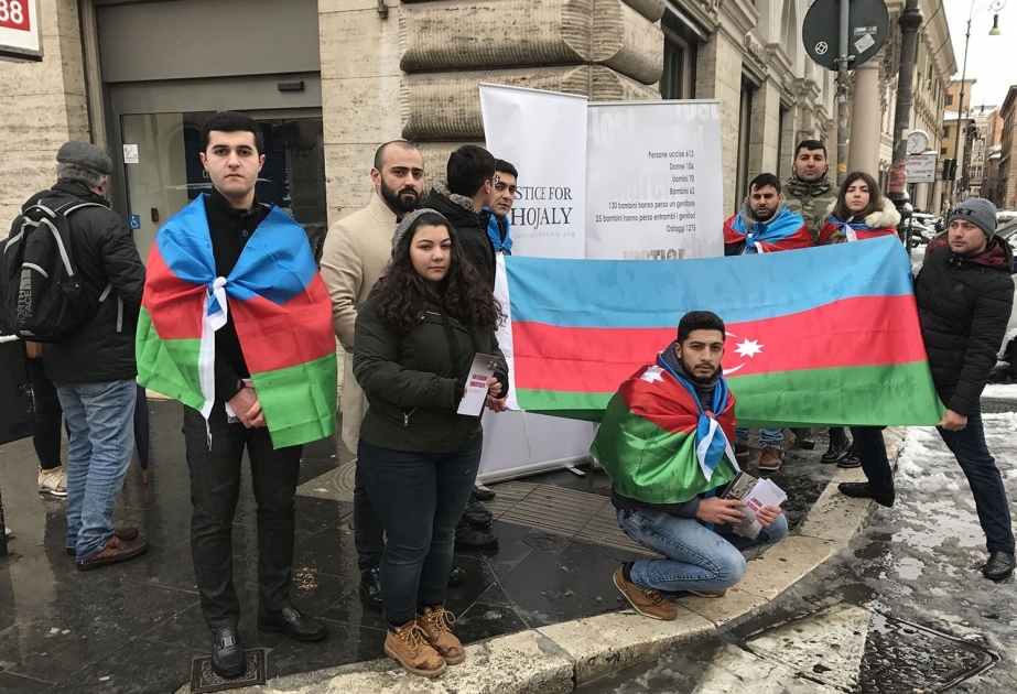 В ряде городов Италии прошли просветительские акции, посвященные Ходжалинскому геноциду