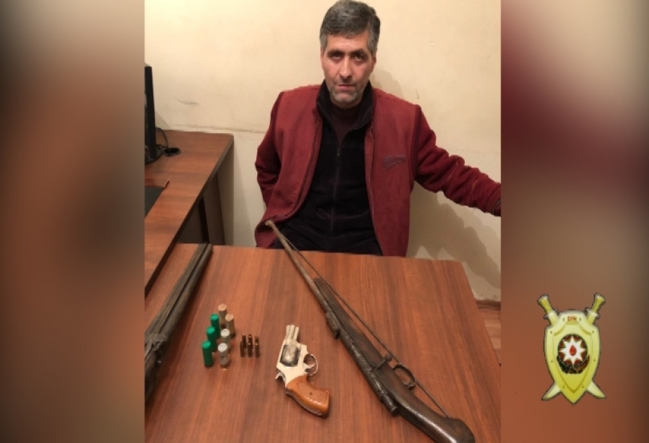 Şirvan sakinindən xeyli sayda odlu silah-sursat götürülüb VİDEO