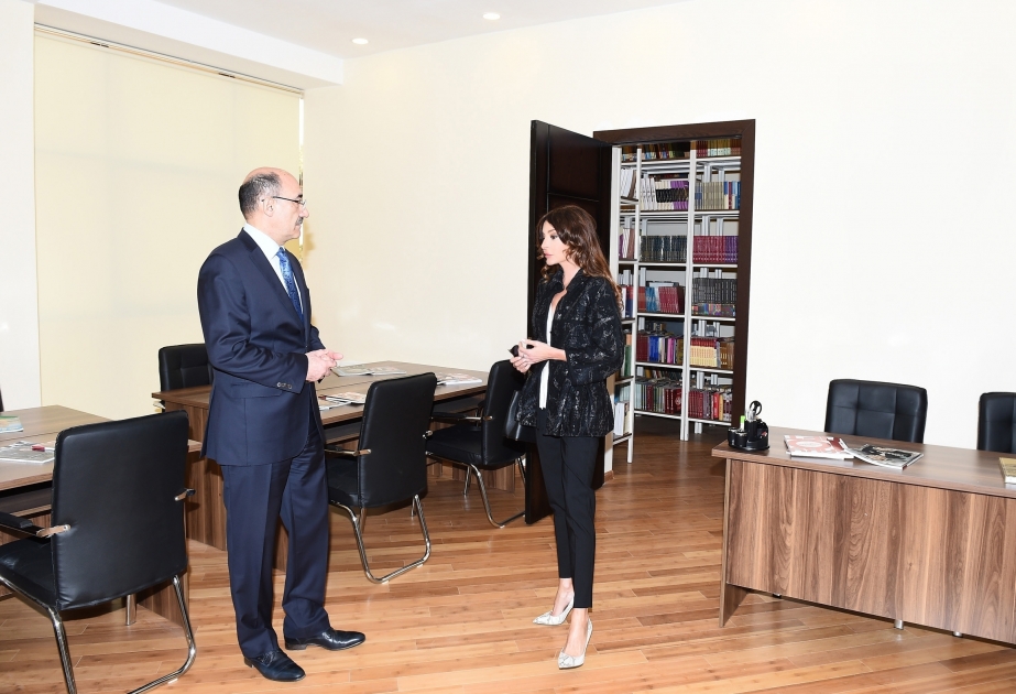 Şağan Mədəniyyət Mərkəzinin yeni binası istifadəyə verilib  Birinci vitse-prezident Mehriban Əliyeva açılış mərasimində iştirak edib