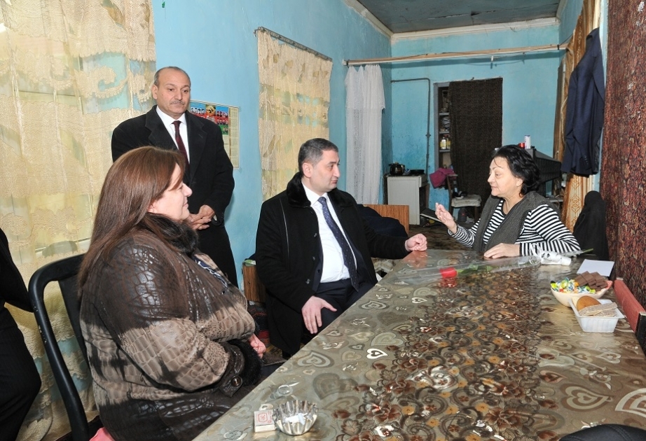 Xırdalanda Beynəlxalq Qadınlar Günü ərəfəsində şəhid anaları və tənha xanımlar ziyarət edilib