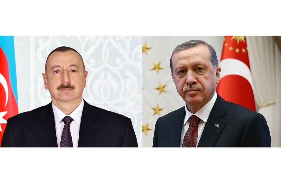 Turkish President Recep Tayyip Erdogan phoned President Ilham Aliyev