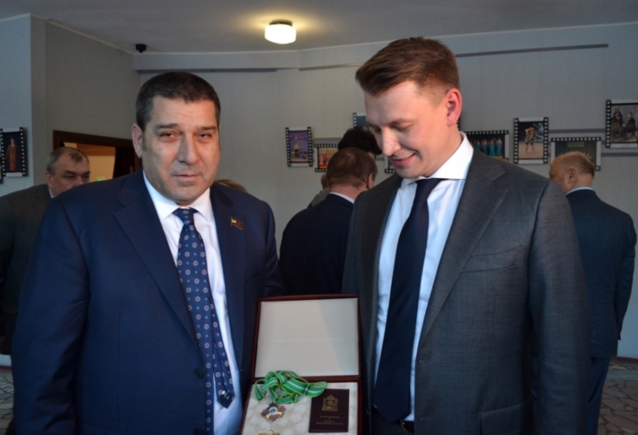 Həmvətənimiz “Müqəddəs Sergi Radonejski Nişanı” ilə təltif edilib