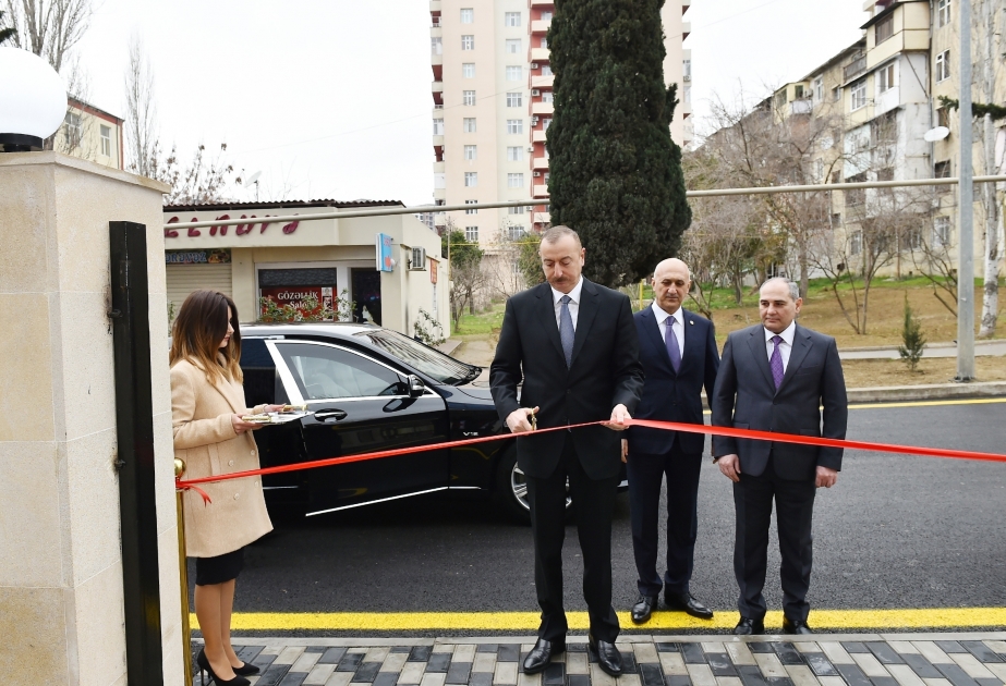 Le président de la République inaugure le nouveau bâtiment administratif de la Direction des Statistiques de Bakou VIDEO