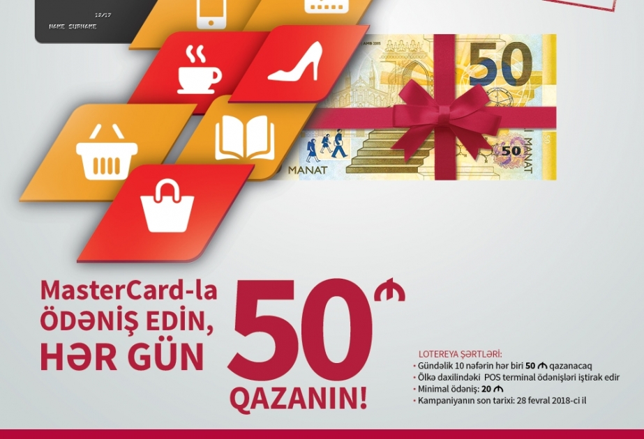 Bayramlar ərəfəsində “Kapital Bank”ın 280 müştərisi 50 manat qazanıb