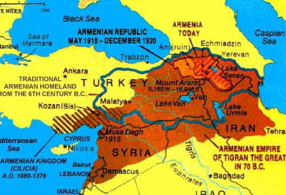 Ermənistanın İrana da qarşı ərazi iddiaları var