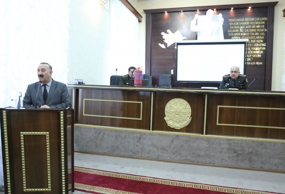 Dövlət Yanğın Nəzarəti Xidməti Penitensiar Xidmətdə yanğın təhlükəsizliyi ilə bağlı tədbir keçirib