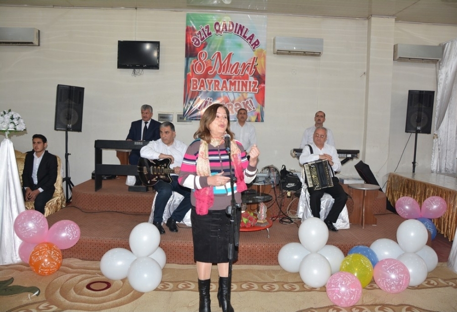 Tərtərdə Beynəlxalq Qadınlar Günü təntənəli mərasimlə qeyd olunub