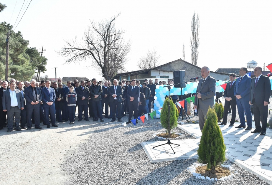 Göyçay rayonunun 14 kəndində yeni içməli su təchizatı infrastrukturu yaradılıb