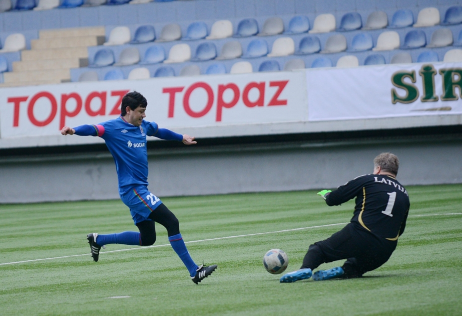 Azərbaycanın futbol komandası parlament komandalararası beynəlxalq turnirinə qələbə ilə başlayıb