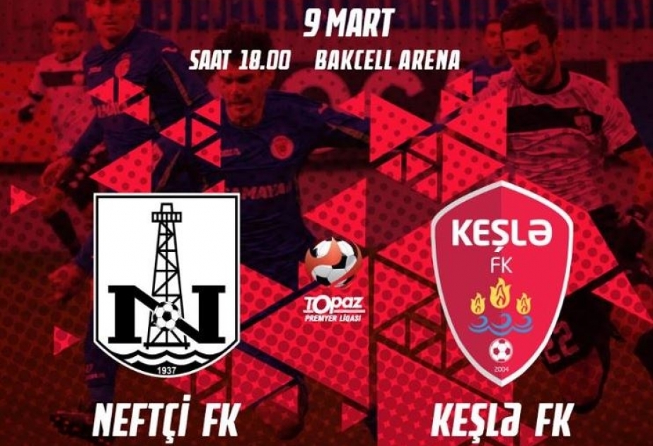 Futbol üzrə Azərbaycan Premyer Liqasında “Neftçi” komandası “Keşlə” klubuna qalib gəlib