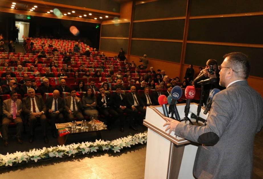 Ərzurumda Azərbaycan Xalq Cümhuriyyətinin 100 illiyinə həsr olunan konfrans keçirilib