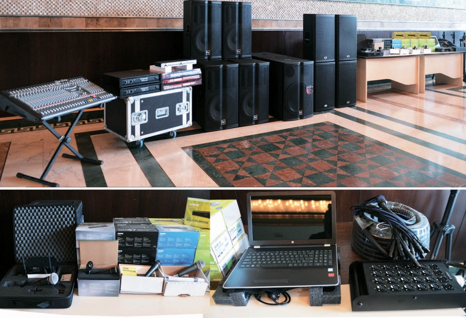 Naxçıvan Dövlət Filarmoniyasına alınmış yeni avadanlıqların təqdimatı keçirilib