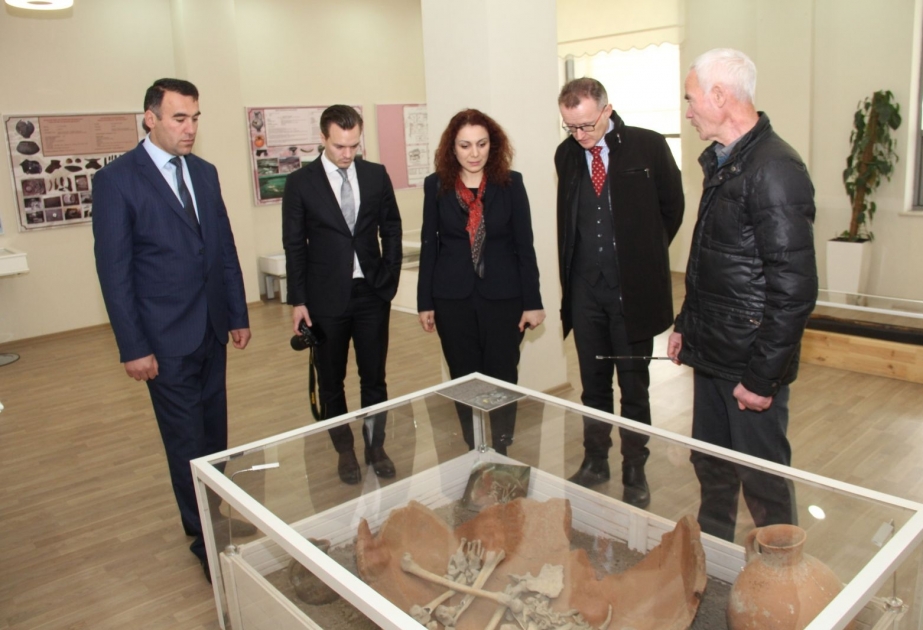 Almaniya səfiri Qəbələnin turizm obyektləri və istehsal müəssisələri ilə tanış olub