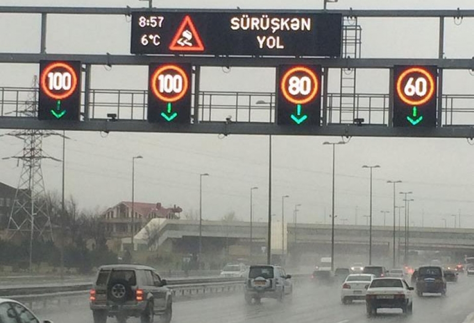 Bakının bəzi yollarında sürət həddi aşağı salınıb
