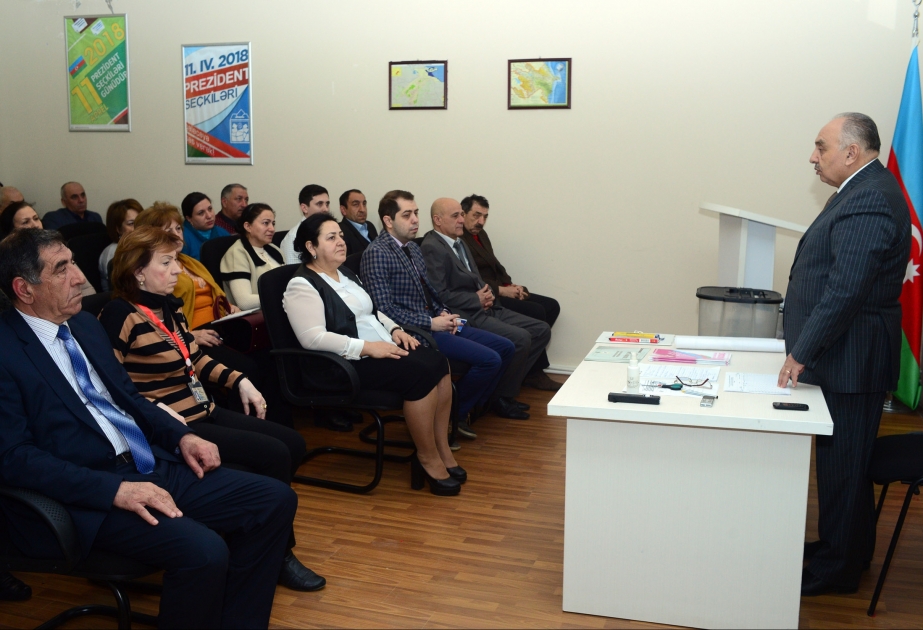 Doqquz saylı Binəqədi II seçki dairəsi dairə seçki komissiyasında treninqlərə start verilib