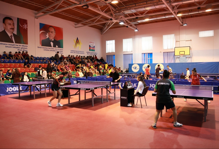 Stolüstü tennis üzrə Azərbaycan birinciliyinə start verilib