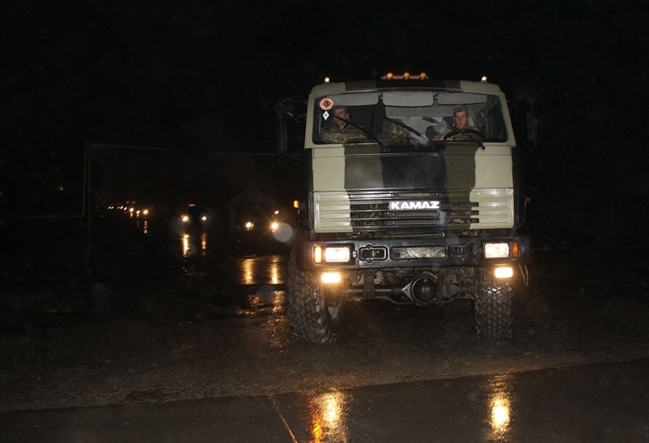 Министерство обороны: В ходе учений проведена передислокация войск в ночное время суток ВИДЕО