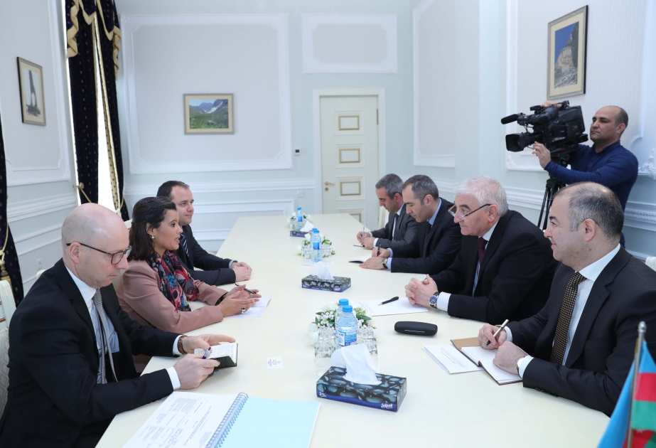 Mərkəzi Seçki Komissiyasında ATƏT Parlament Assambleyasının nümayəndə heyəti ilə görüş olub
