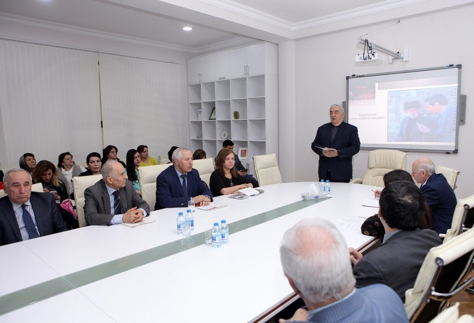 Ədəbiyyat İnstitutunda 31 mart - Azərbaycanlıların Soyqırımı Günü qeyd olunub