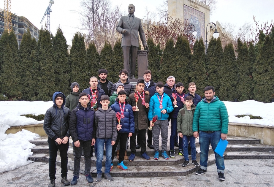 Azərbaycanın məktəbli cüdoçuları Kiyevdə medallar qazanıblar