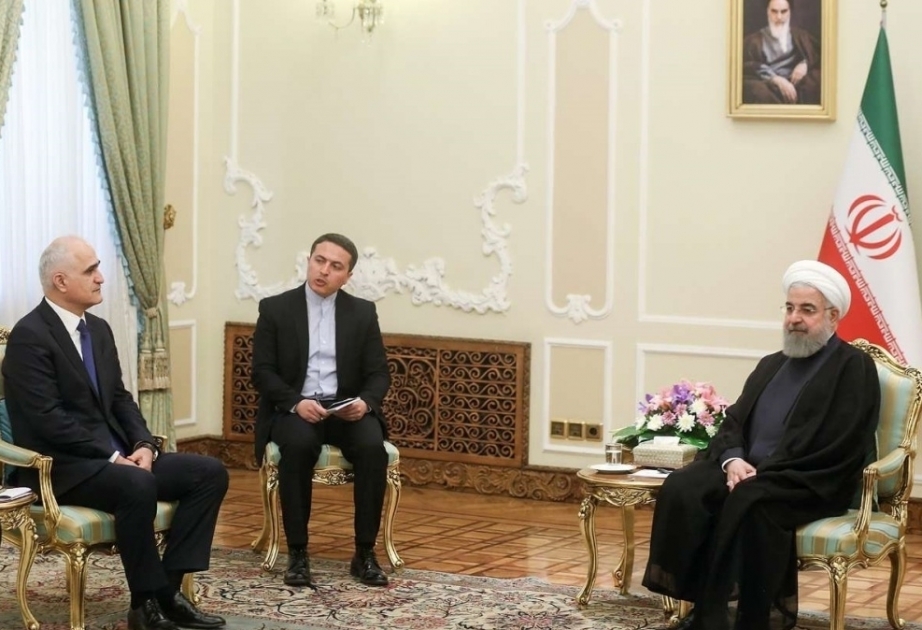 Le ministre azerbaïdjanais de l’économie reçu par le président iranien