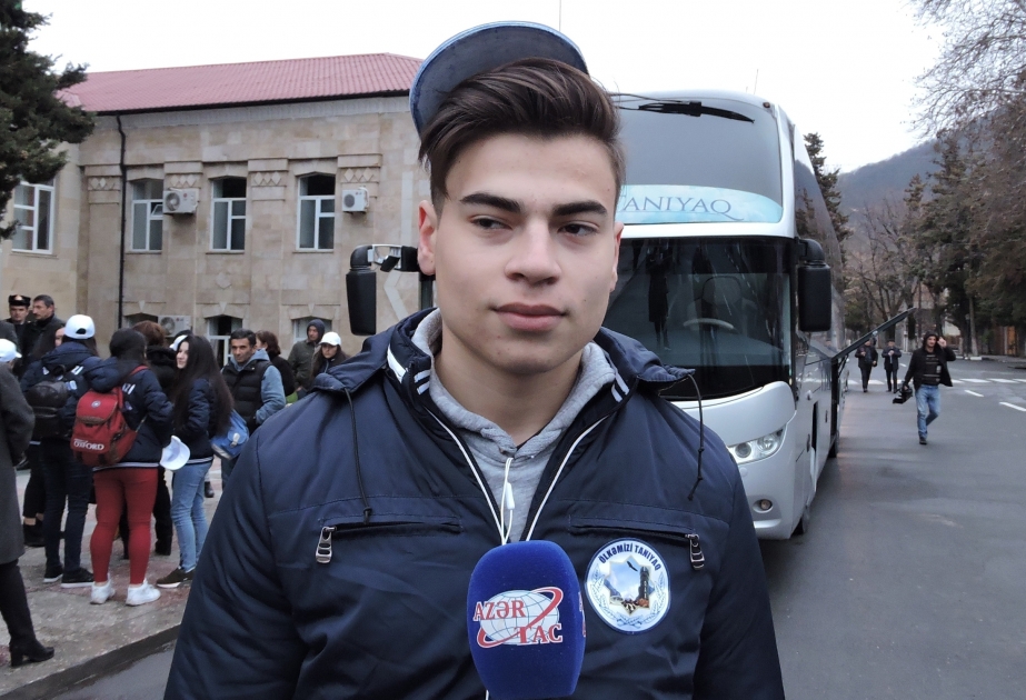 Qax məktəblisi: Tur-aksiya çərçivəsində ölkəmizin dilbər guşələrini daha yaxından tanıyacağam
