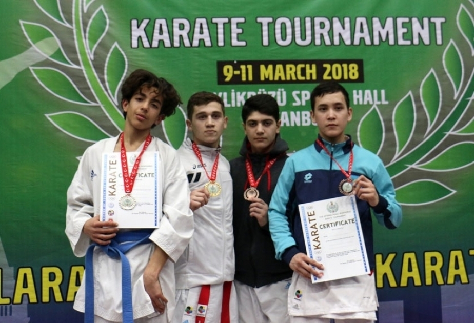 Azerbaijani karate fighters win 10 medals in Turkish tournament