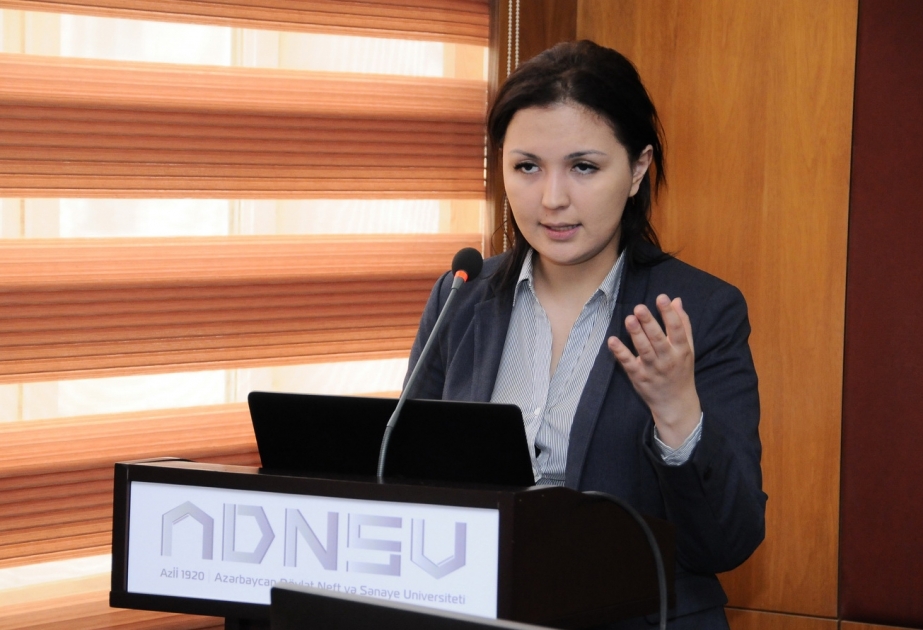 “Elsevier”in nümayəndəsi Azərbaycan Dövlət Neft və Sənaye Universitetində seminar keçib