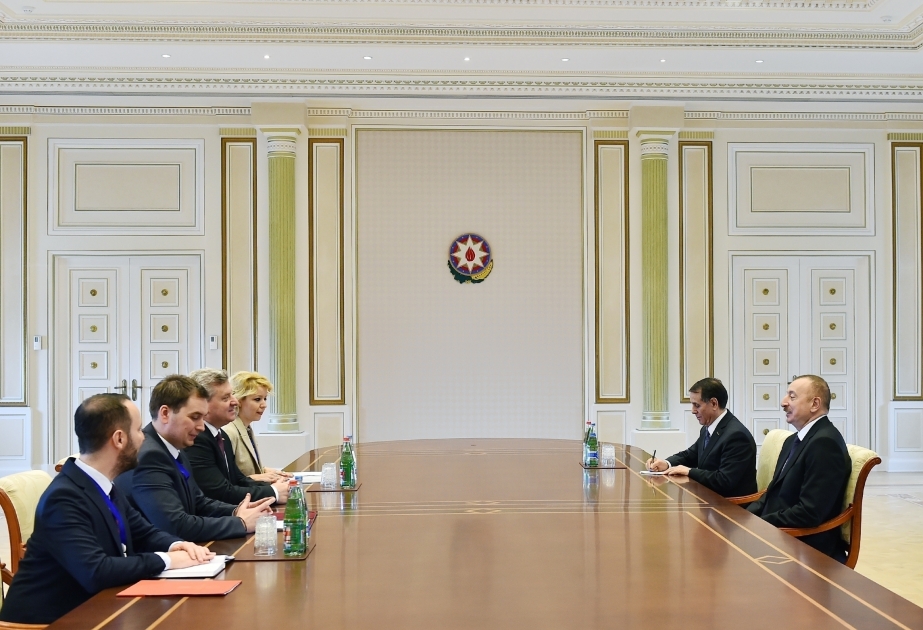 阿塞拜疆总统会见马其顿总统格奥尔基·伊万诺夫