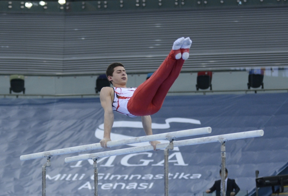 İdman gimnastikası üzrə Dünya Kuboku yarışlarının birinci gününə yekun vurulub