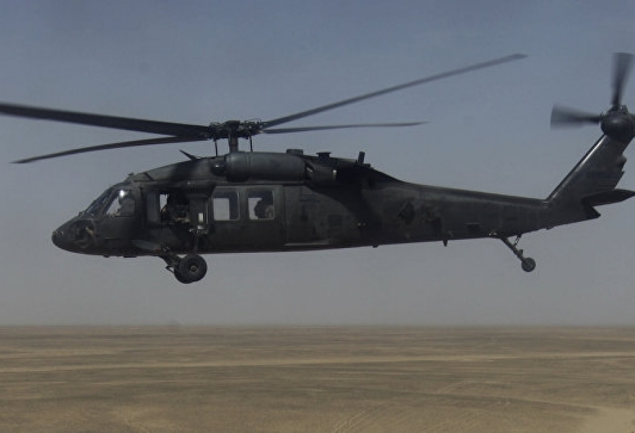 İraqda ABŞ-a məxsus hərbi helikopter qəzaya uğrayıb