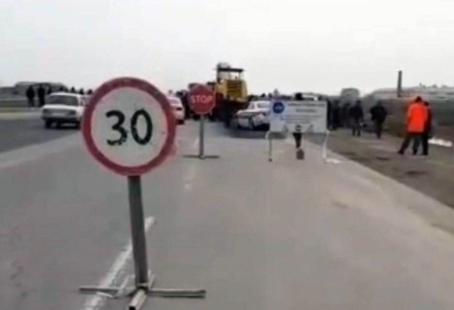 Yol təmiri aparılan ərazidə ağır qəza baş verib
