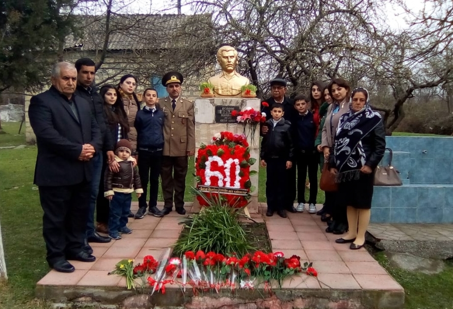 Göyçayda şəhid Vahid Əsədovun xatirəsi anılıb