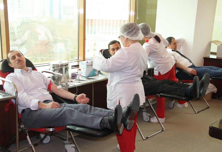 Mərkəzi Bankın 50-dən çox əməkdaşı qan verib