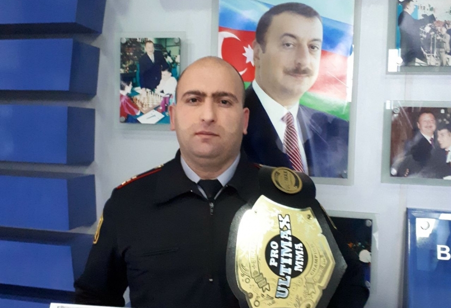 Daxili İşlər Nazirliyinin əməkdaşı MMA üzrə Avrasiya çempionatında qalib gəlib