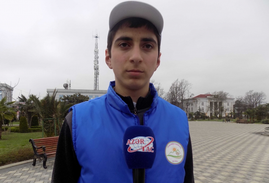 Qubalı məktəbli: Cənub bölgəsi ilə tanışlıq yaddaşımdan heç vaxt silinməyəcək