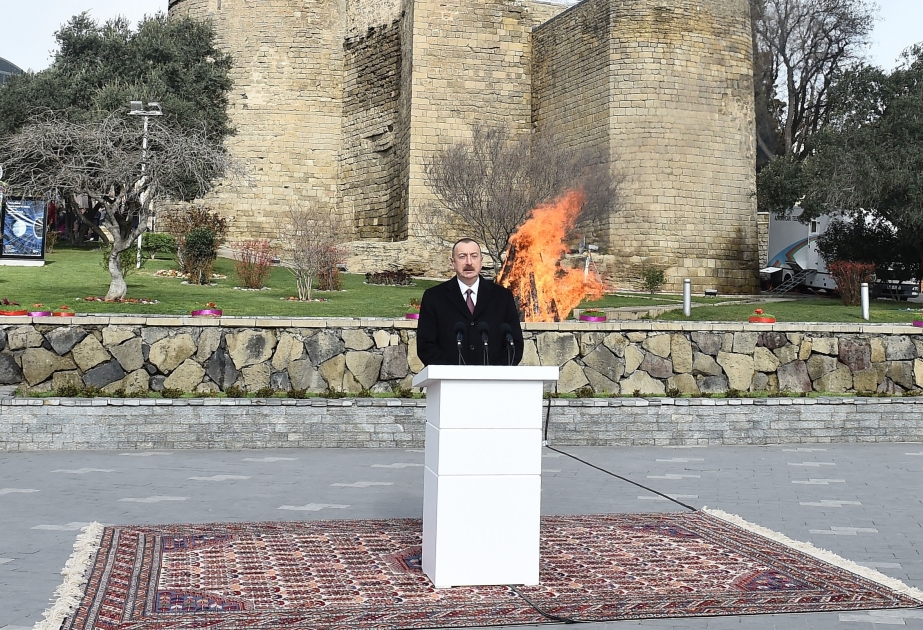伊利哈姆·阿利耶夫总统参加诺鲁孜节全国性庆祝活动