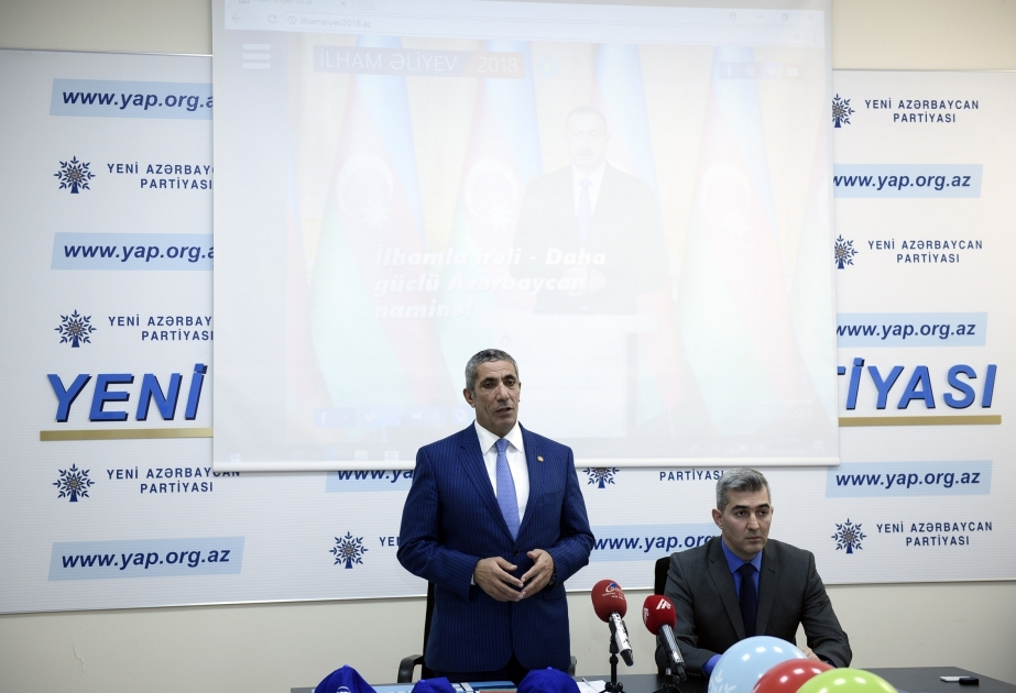 www.ilhamaliyev2018.az saytının təqdimatı olub