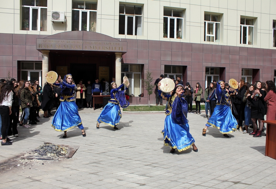 Bakı Slavyan Universitetində Novruz bayramı ilə bağlı şənlik təşkil olunub