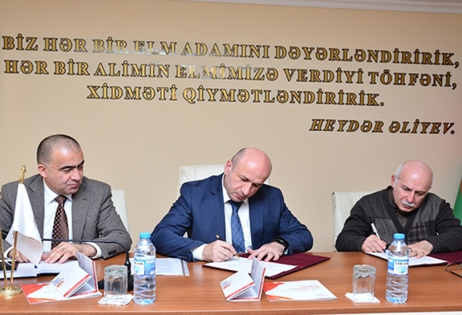 Elmi-tədqiqat işlərinin aparılması üçün Neft və Qaz İnstitutuna pilotsuz uçan aparat verilib