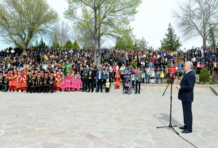 Naxçıvanda Novruz bayramı münasibətilə ümumxalq şənliyi keçirilib