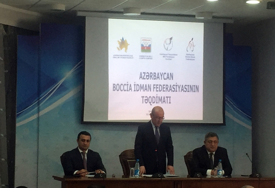 Azərbaycan Boccia İdman Federasiyasının təqdimatı olub